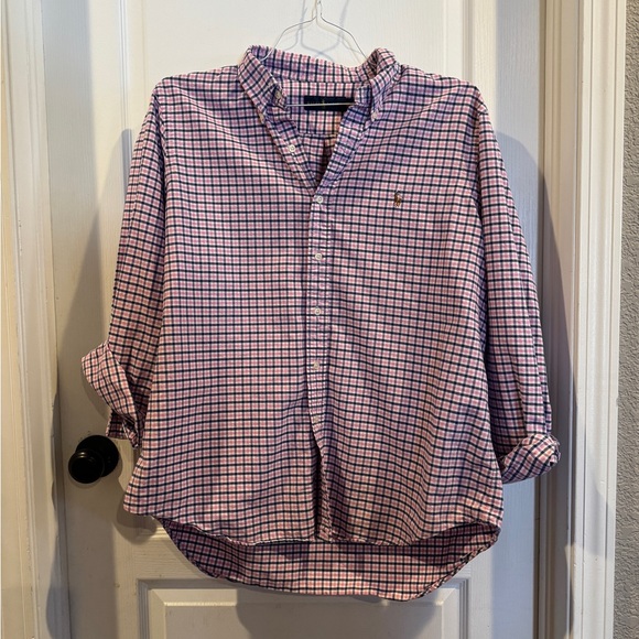 Men's Purple Checkered Shirt - Picture 1 of 5
